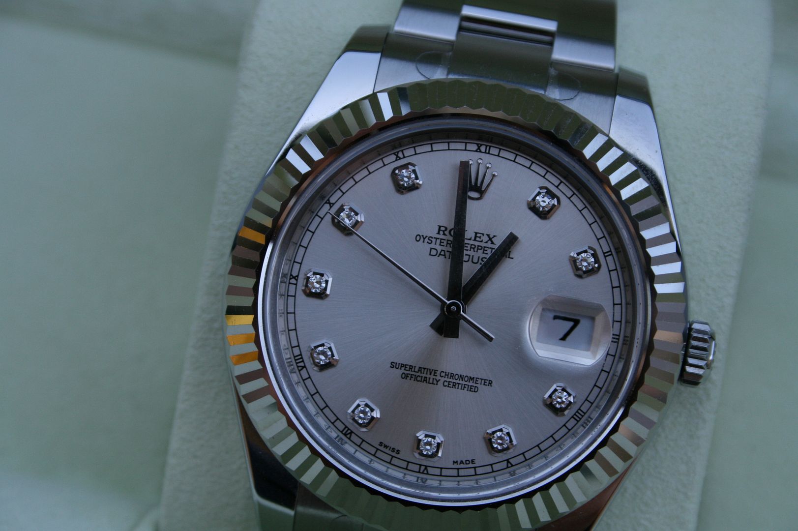 rolex datejust without cyclops